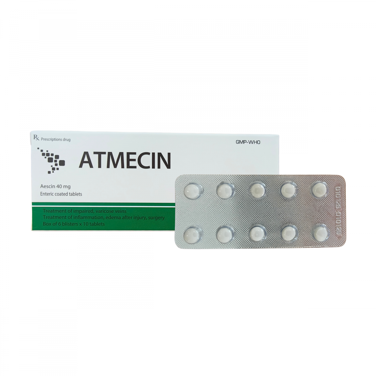 Atmecin điều trị suy giãn tĩnh mạch, trĩ