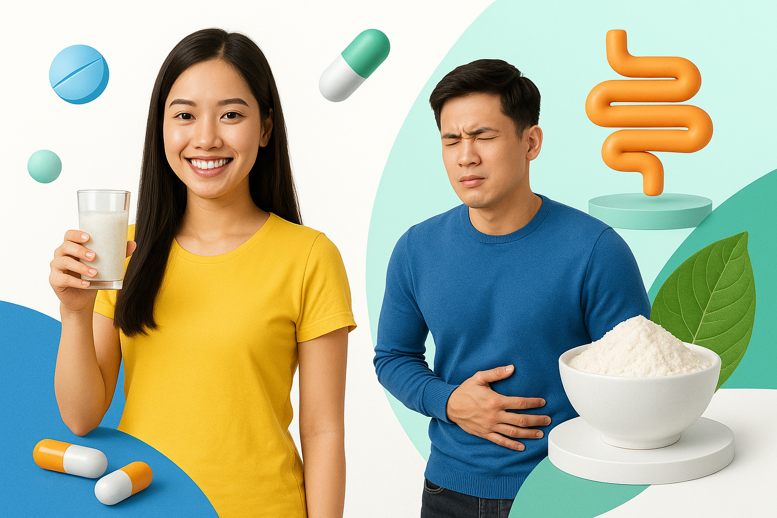 Bột sắn dây giúp giảm táo bón