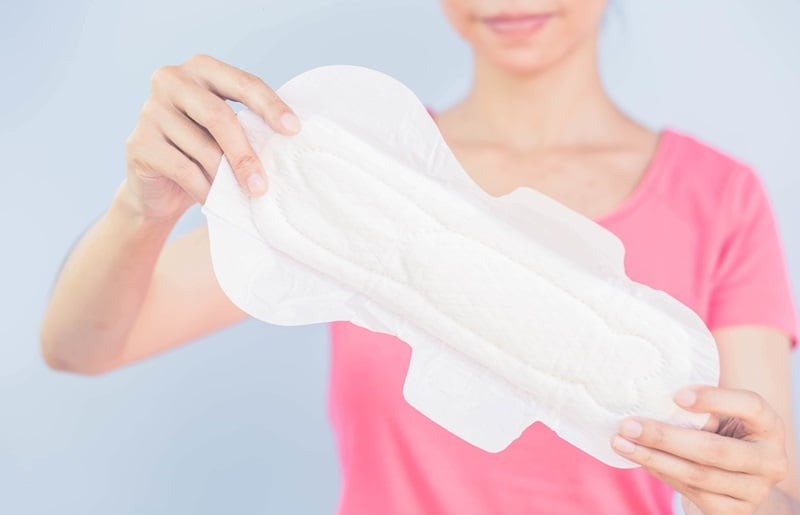 Băng vệ sinh có mùi có thể gây ngứa âm đạo